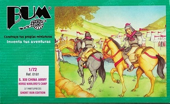 Bum 1-72 S. XIII China Army Horse Warlords Camp
